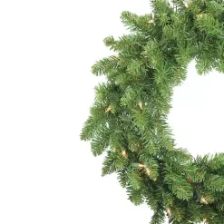 Outlet Pre-lit Eastern Pine Wreath Christmas Wreaths