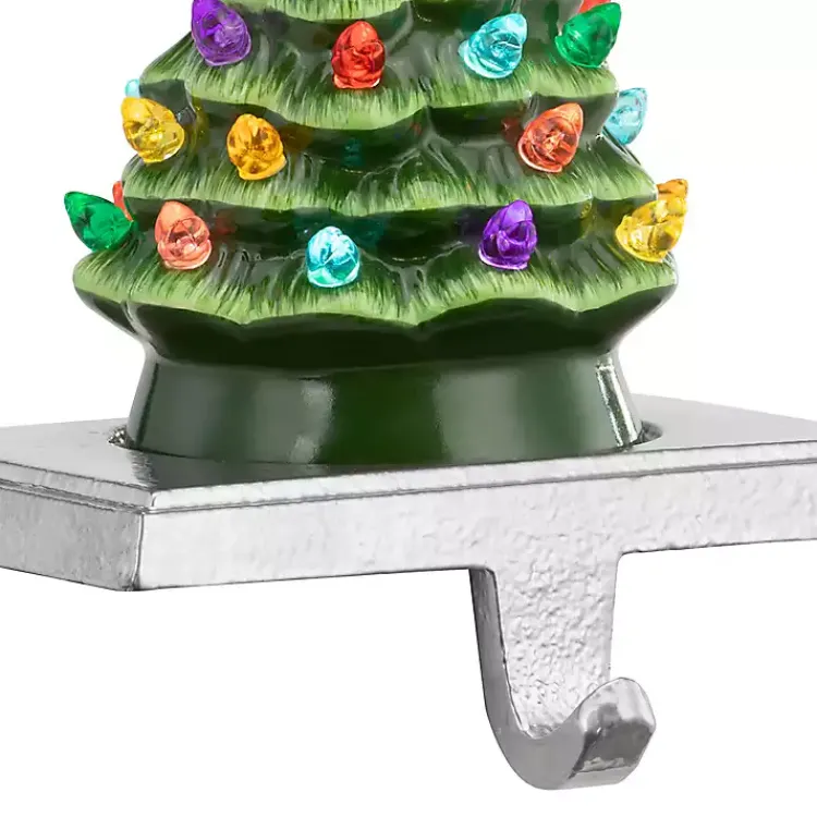Sale Pre-Lit Evergreen Christmas Stocking Hanger Christmas Stockings & Stocking Holders
