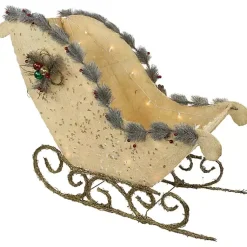 Hot Pre-Lit Sleigh Decoration Outdoor Christmas Decorations
