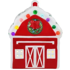 Online Pre-Lit Nostalgic Christmas Barn Christmas Decorations
