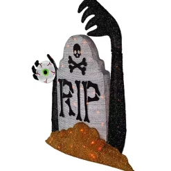 Discount Pre-Lit RIP Tombstone Outdoor Decoration Halloween