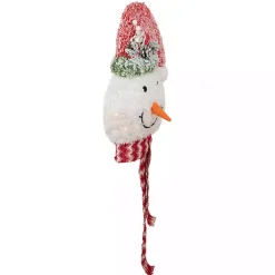 Online Pre-Lit Snowman with Frosted Hat Tree Topper Christmas Tree Decorations