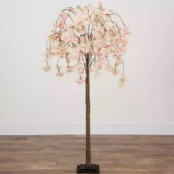 New Pre-Lit Warm LED Cherry Blossom Tree, 5 ft. Trees & Topiaries