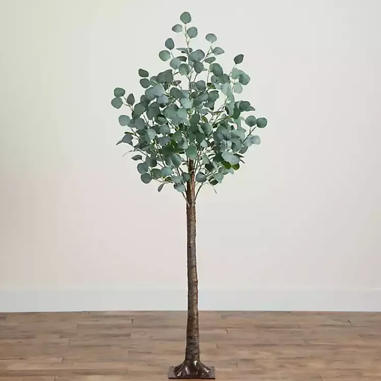 Online Pre-Lit Warm LED Eucalyptus Plant, 5 ft. Trees & Topiaries