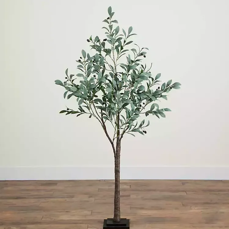 Sale Pre-Lit Warm LED Olive Tree, 5 ft. Trees & Topiaries