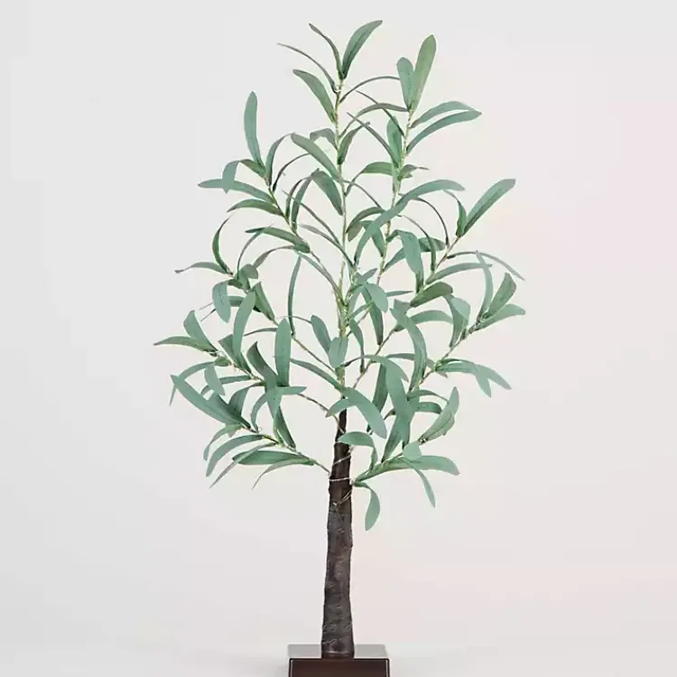 Sale Pre-Lit Warm LED Olive Tree, 2 ft. Trees & Topiaries