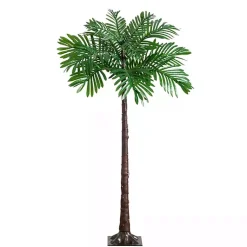 Hot Pre-Lit Warm LED Palm Tree, 4 ft. Trees & Topiaries