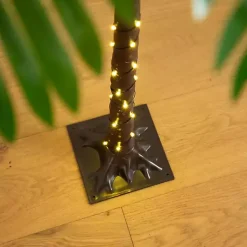 Hot Pre-Lit Warm LED Palm Tree, 4 ft. Trees & Topiaries