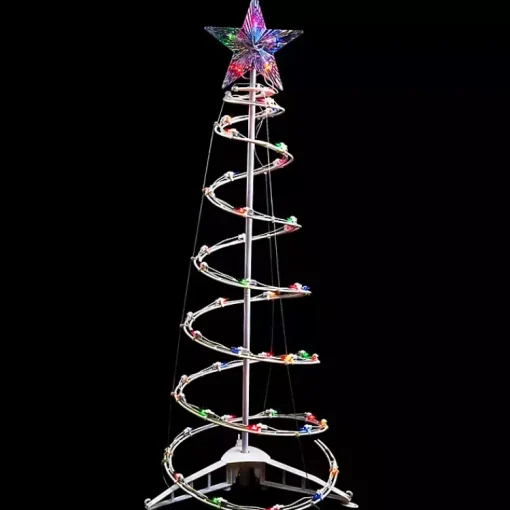 Best Pre-Lit White Spiral Christmas Tree, 3 ft. Outdoor Christmas Decorations