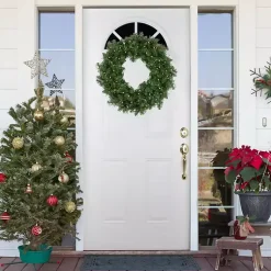 New Pre-Lit Whitmire Pine Christmas Wreath Christmas Wreaths