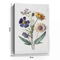 Kirklands Home Canvas Art|Pressed Flower Memories I Canvas Art Print