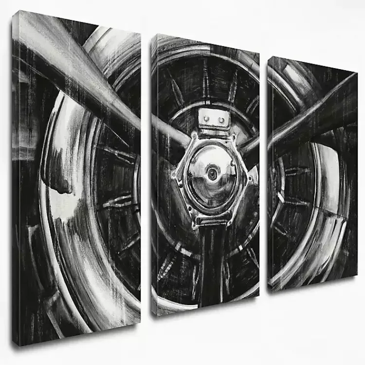 Kirklands Home Canvas Art|Propeller Giclee Canvas Art Prints, Set of 3