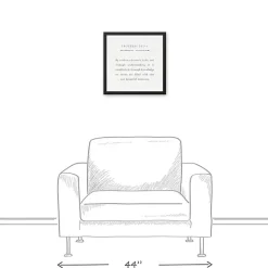 Kirklands Home Wall Quotes & Signs|Proverbs Black Framed Canvas Art Print