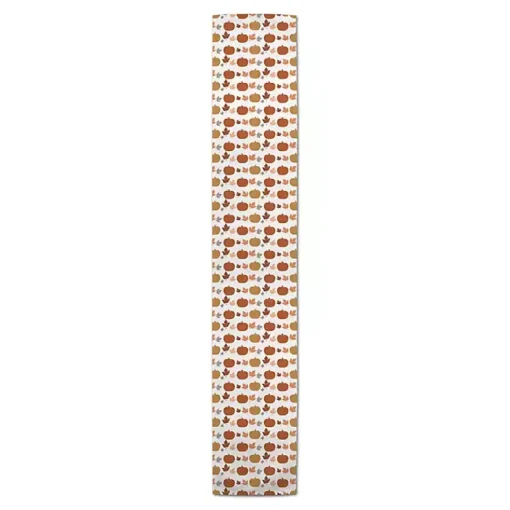 Pumpkins and Leaves Table Runner, 90 in. Fall
