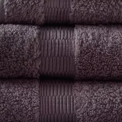 Kirklands Home Bath Towels|Egyptian Cotton 6-pc. Towel Set Purple