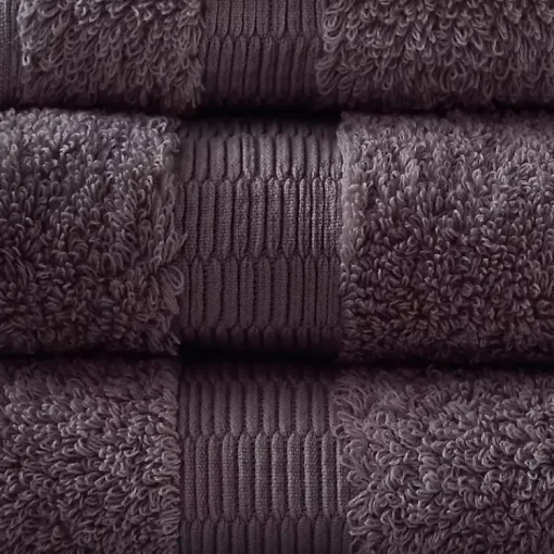 Kirklands Home Bath Towels|Egyptian Cotton 6-pc. Towel Set Purple