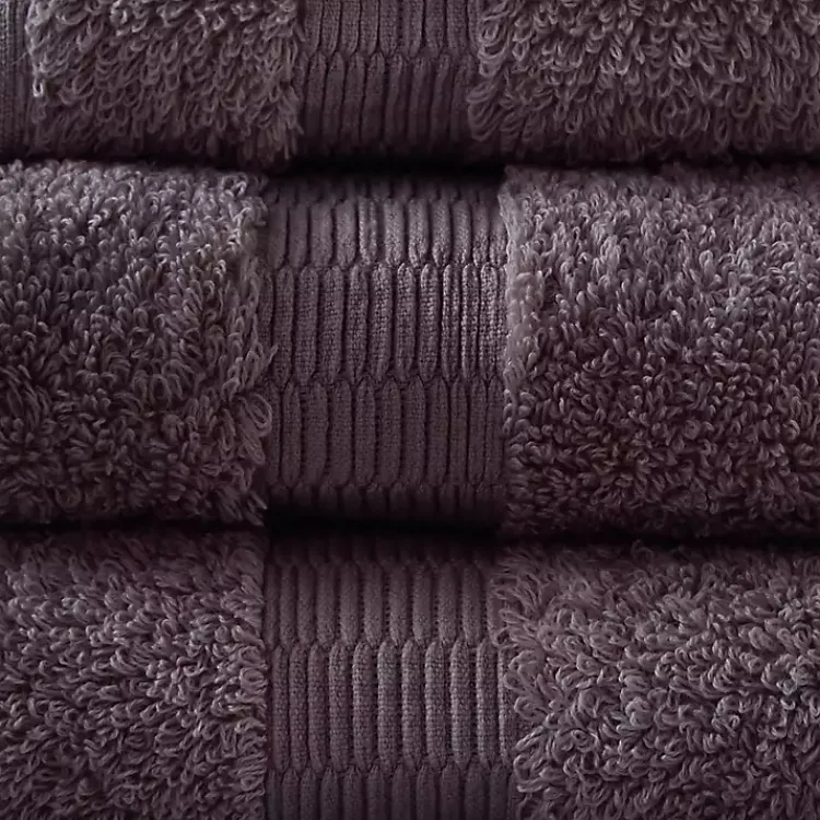 Kirklands Home Bath Towels|Egyptian Cotton 6-pc. Towel Set Purple