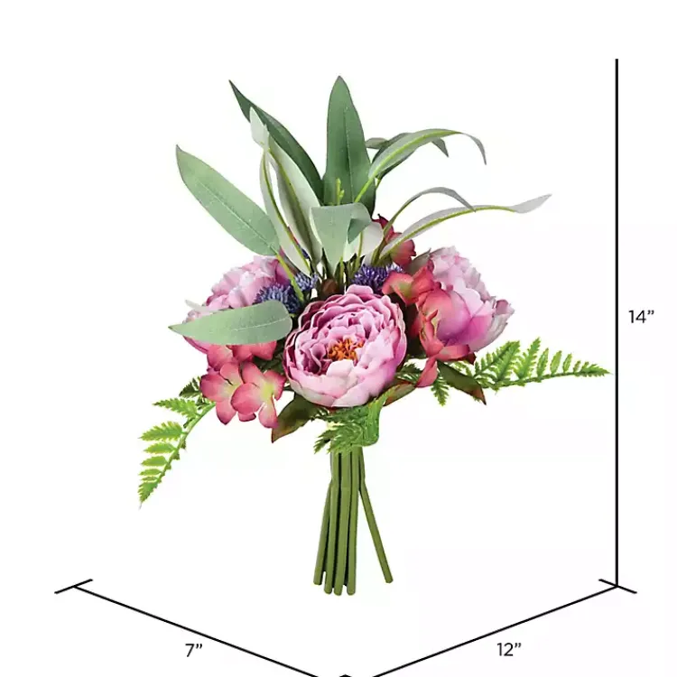 New Peony Bouquet, Set of 2 Stems & Bouquets