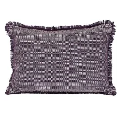 Best Woven Stripes Fringe Lumbar Pillow Pillows