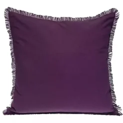 Discount Woven Stripes Fringe Pillow Pillows