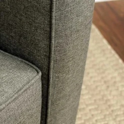 Kirklands Home Accent Chairs|Quartz Johnston Upholstered Accent Chair Gray