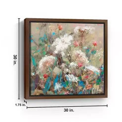 Kirklands Home Framed Art|Queen Ann's Garden Framed Canvas Art Print