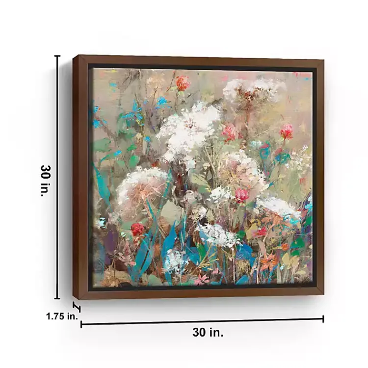 Kirklands Home Framed Art|Queen Ann's Garden Framed Canvas Art Print