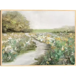 Kirklands Home Canvas Art|Quiet Meadow Framed Canvas Art Print