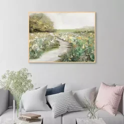 Kirklands Home Canvas Art|Quiet Meadow Framed Canvas Art Print