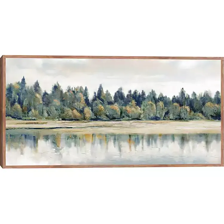 Kirklands Home Canvas Art|Quiet Reflections Framed Canvas Art Print