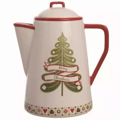 Kirklands Home Serving & Entertaining|Quilted Motif Christmas Tree Pitcher