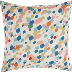 Kirklands Home Outdoor Cushions & Pillows|Rainbow Leaves Outdoor Square Throw Pillow Multi