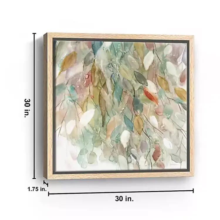 Kirklands Home Canvas Art|Rainy Cascade I Framed Canvas Art Print, 30x30