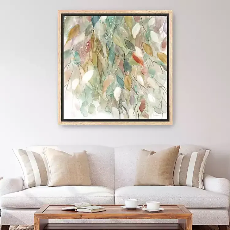 Kirklands Home Canvas Art|Rainy Cascade I Framed Canvas Art Print, 40x40 Multi