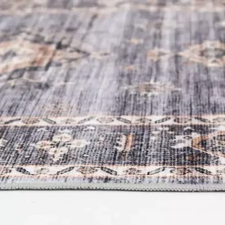 Kirklands Home Area Rugs|Raquel Washable Area Rug, 7x9 Gray