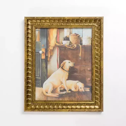 Kirklands Home Framed Art|Ready for a Walk Framed Art Print Multi