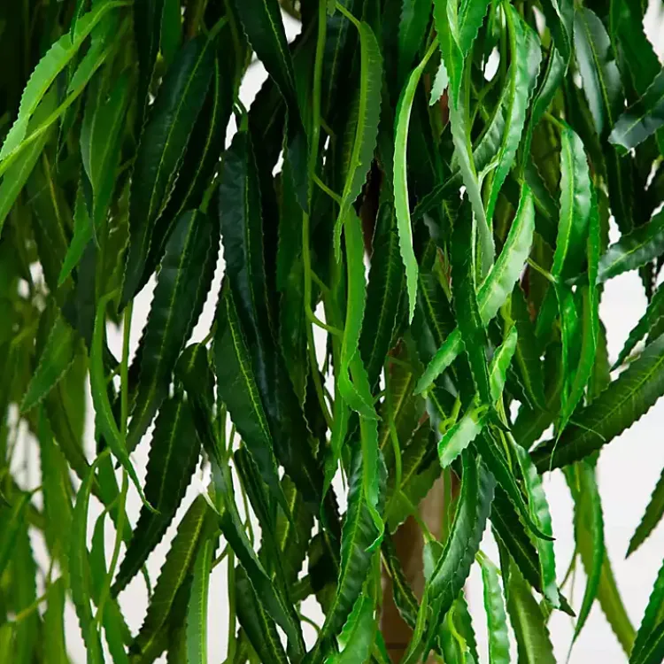 Discount Real Touch Willow Tree in Black Planter, 4 ft. Trees & Topiaries