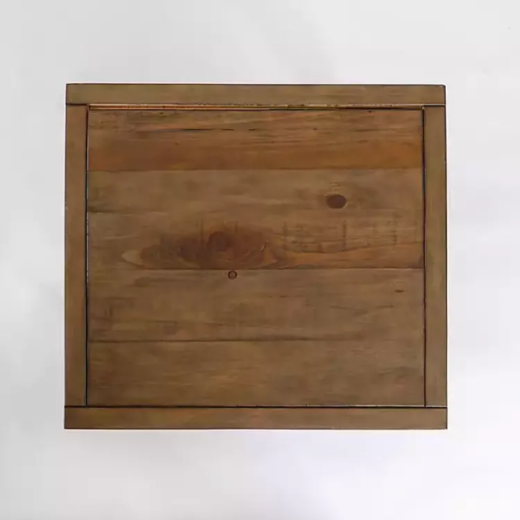 Kirklands Home Accent & End Tables|Reclaimed Wood Accent Table with Keeping Drawers Brown