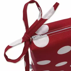 Kirklands Home Outdoor Cushions & Pillows|Red & White Polka Dot Square Cushions, Set of 2