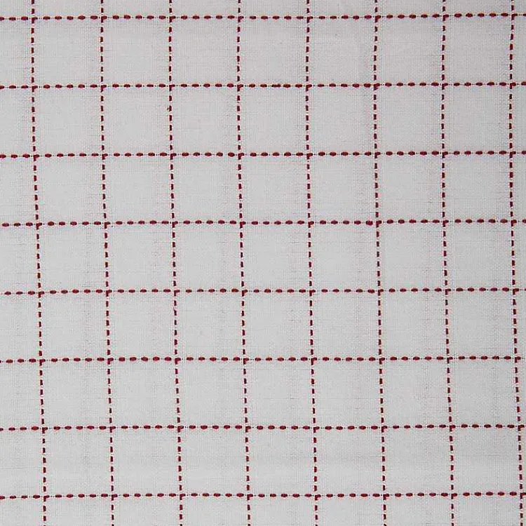 Kirklands Home Kitchen Accessories|Red & White Woven Patterns 5-pc. Dish Towel Set