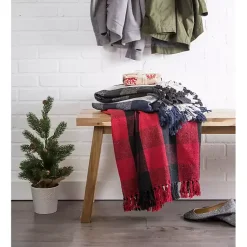 Online Red and Black Buffalo Check Throw Blankets & Throws