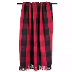 Online Red and Black Buffalo Check Throw Blankets & Throws