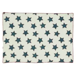 Kirklands Home Table Linens|Red and Blue Star Placemats, Set of 4
