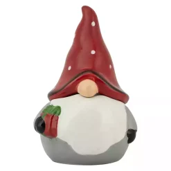 Hot Red and Gray 4-Pc. Christmas Gnome Set Christmas Decorations