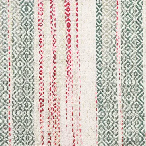 Clearance Red and Green Striped Christmas Lumbar Pillow Christmas Pillows