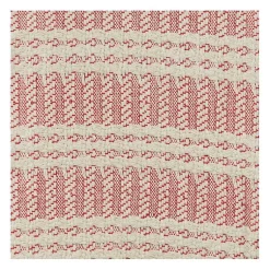 Discount Red and Ivory Striped Cotton Throw Blankets & Throws