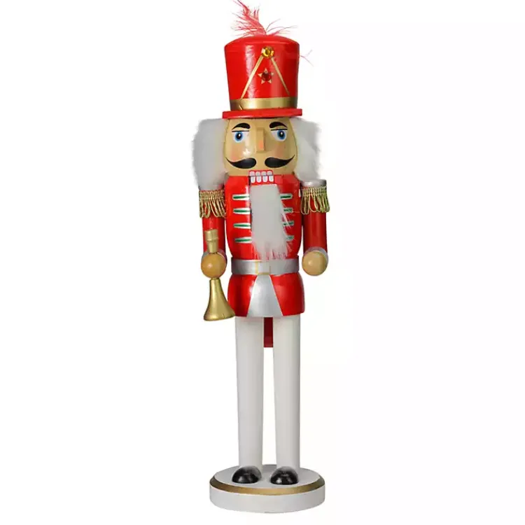Best Red and White Wooden Nutcracker Christmas Decorations