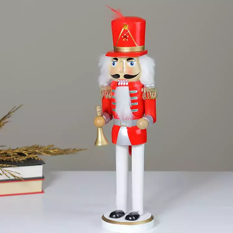 Best Red and White Wooden Nutcracker Christmas Decorations