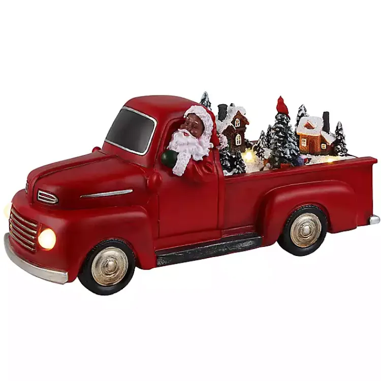 Animated Santa Claus Truck Christmas Decorations
