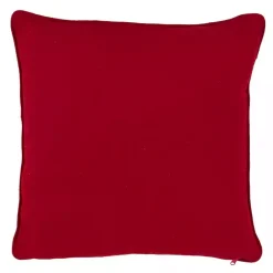 Clearance Red Back White Snowy Snowflake Christmas Pillow Pillows